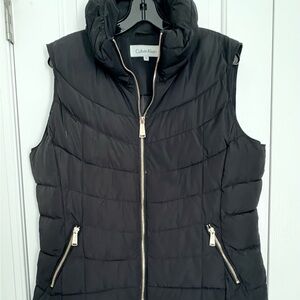 Calvin Klein Black Quilted Vest for Women